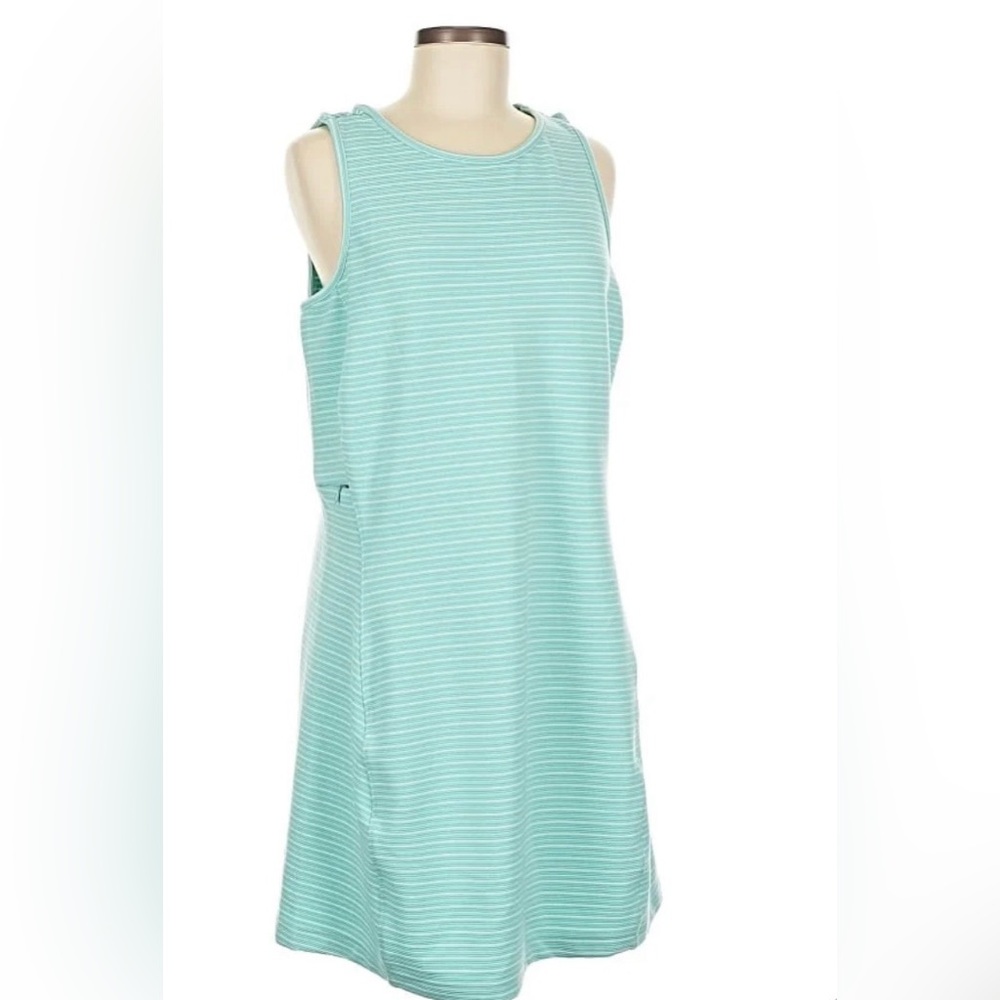 HI-TEC TWO-TONE SLEEVELESS
OTTOMAN DRESS SZ M seafoam green